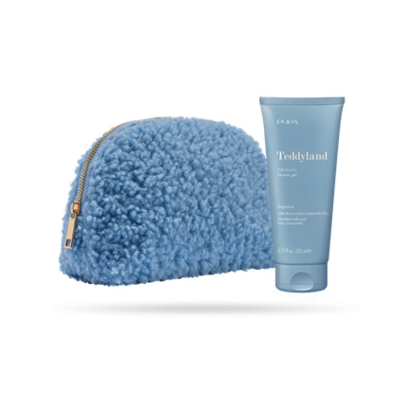 Pupa Pupa Teddyland Hazelnut And Chamomile Blue Shower Gel 200 Ml Pouch