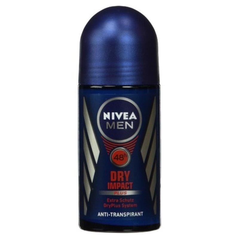 Nivea Men Deo Dry Impact Plus Deodorant Roller 50ml