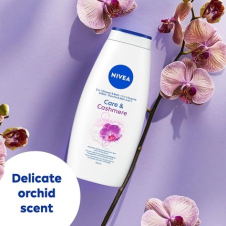 Nivea 2in1 Cashmere Shower & Bath Gel 750ml