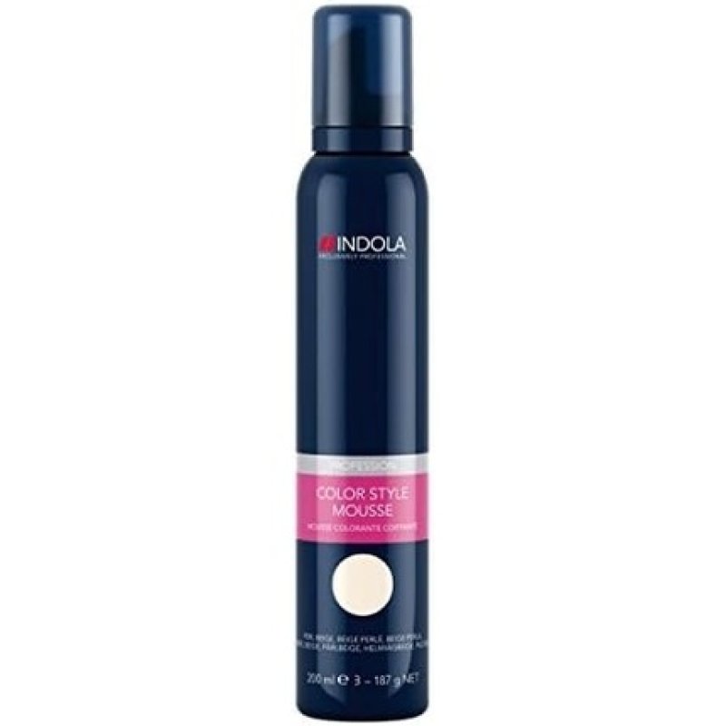 Indola Colour Style Mousse Professional Salon Permanent Hair Dye Pearl Beige