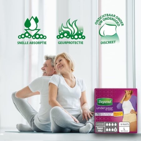 Depend Incontinence Panties for Women Super Size L