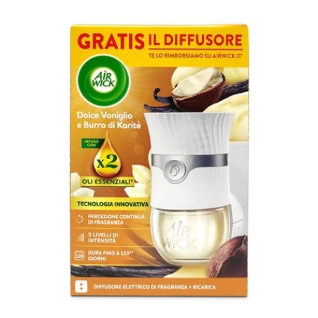 Air Wick Electric Base Refill 19 Ml Sweet Vanilla And Shea Butter