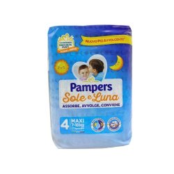 Pampers Sole And Luna Diapers Pack Of 17 New Maxi Size 4