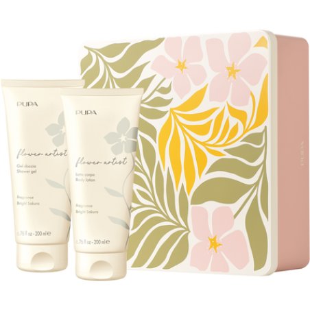 Pupa Flower Artist Bright Sakura Shower Gel 200 Ml Body Lotion 200 Ml