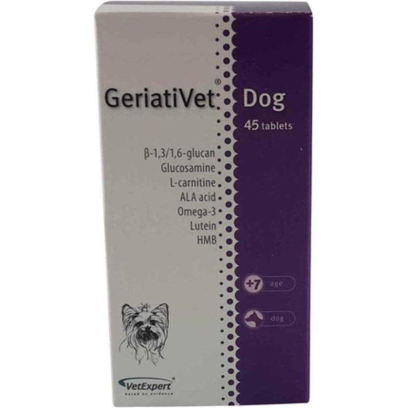 VET EXPERT GeriatiVet Dog - supporting preparation for older dogs - 45 caps.
