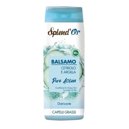 Splend'or Pur Action Conditioner 300 Ml Cucumber And Clay For Oily Hair