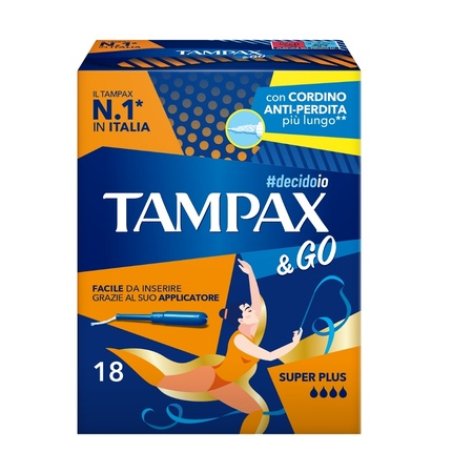 Tampax Tampax & Go X 18 New Super Plus Tampons