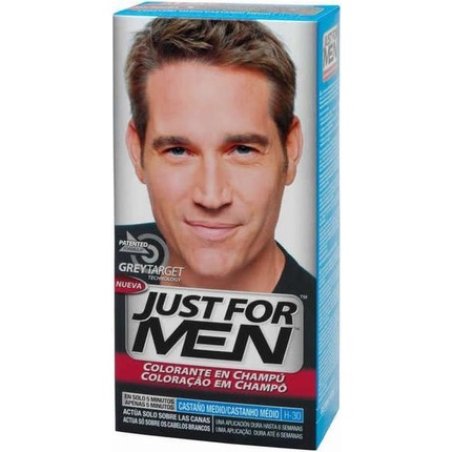 Just For Men Shampoo-in Haircolor Light Medium Brown 66ml
