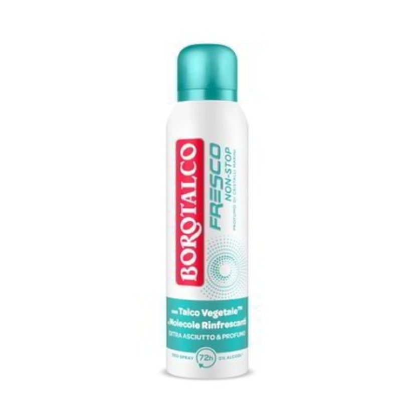 Infasil Borotalco Deo Spray Non Stop 150 Ml Fresh Talc And Marine Crystals
