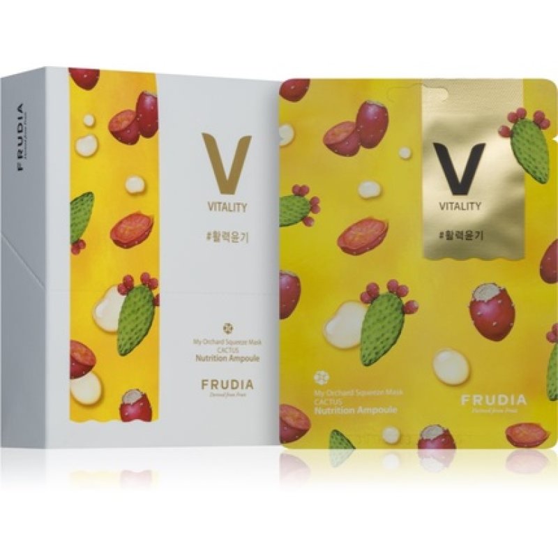 Frudia My Orchard Cactus Sheet Mask - Revitalizing, 10x20 ml