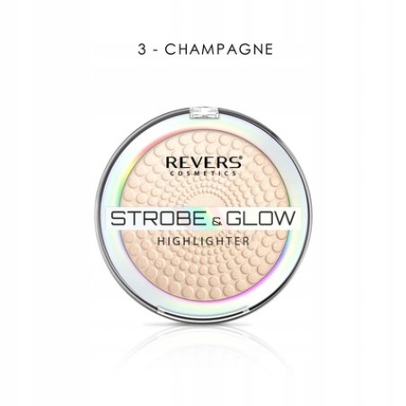 Revers Strobe & Glow Highlighter 03 Champagne A Radiant Highlighter For A Glowing Complexion