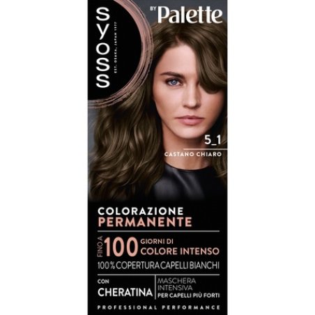 Syoss Hair Color Palette 51 Light Chestnut
