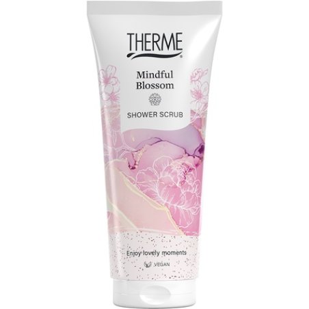 Therme Shower Scrub Mindful Blossom A Refreshing Body Scrub For A Mindful Shower Experience