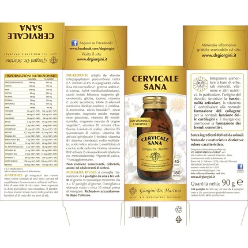 Dr Giorgini Cervical Healthy Tablets 90g