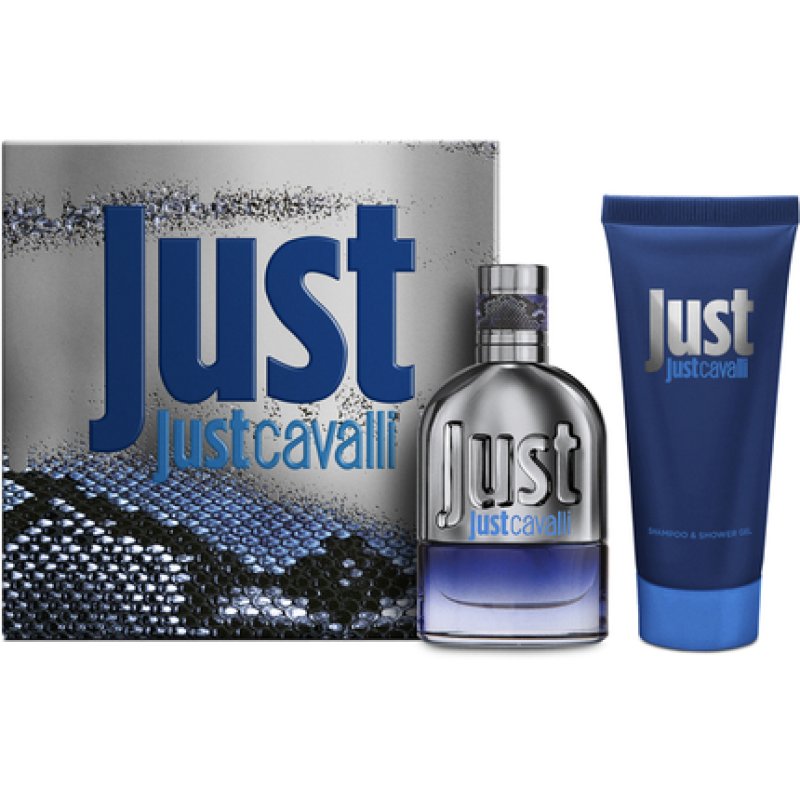 Roberto Cavalli Just For Him H Cavalli Eau De Toilette 30 Ml Vaporizer Shower Gel 100 Ml