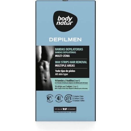 Bodynatur B.NATUR DEPILAT MEN 16 Units Black
