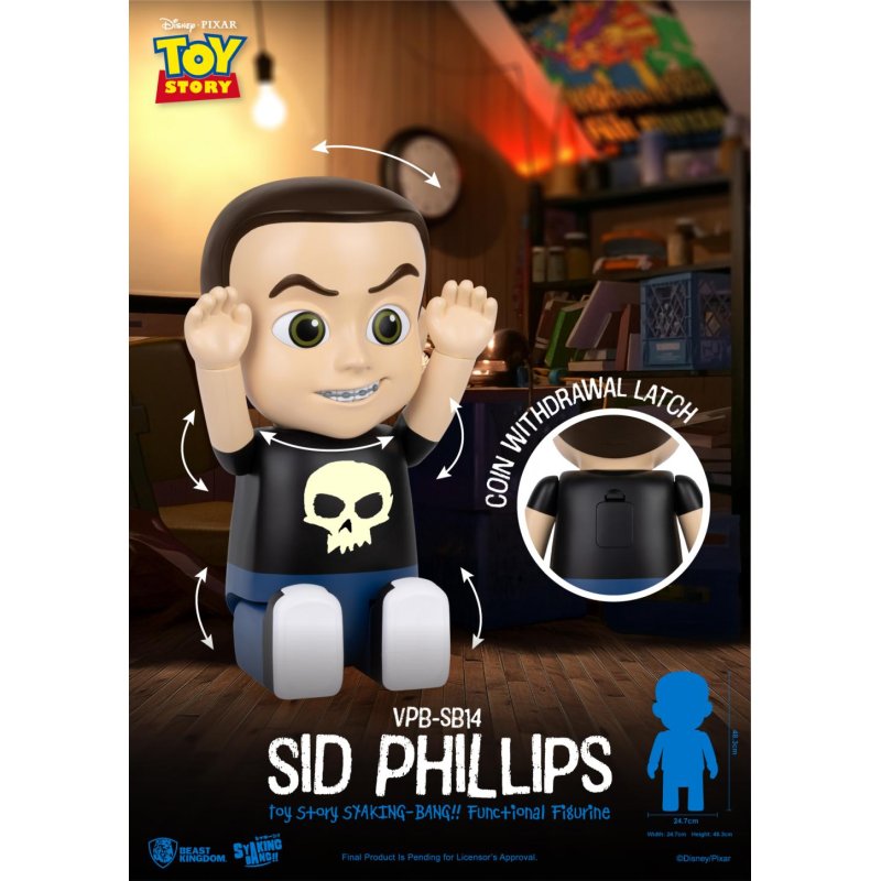 TOY STORY - Sid Phillips - Tirelire SYAKING-BANG 48.3cm