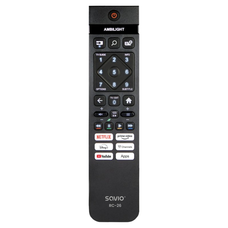Savio RC-26 télécommande IR Wireless TV Appuyez sur les boutons