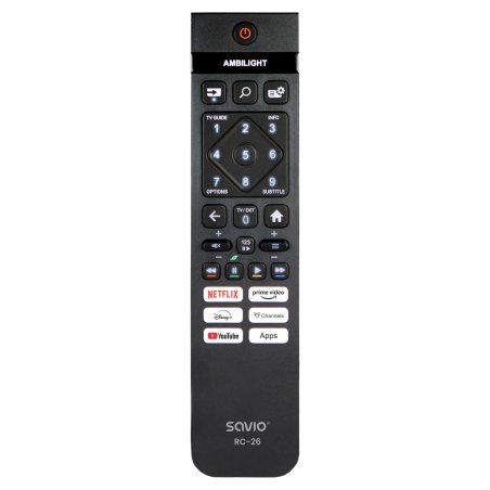 Savio RC-26 remote control IR Wireless TV Press buttons