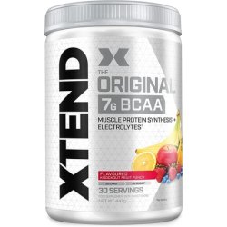 XTEND Original Fruit Punch BCAA Powder Supplement with Branch Chain Amino Acids and Electrolytes 30 Servings