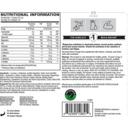 XTEND Original BCAA Powder Blood Orange Supplement with Branch Chain Amino Acids and Electrolytes for Regeneration and