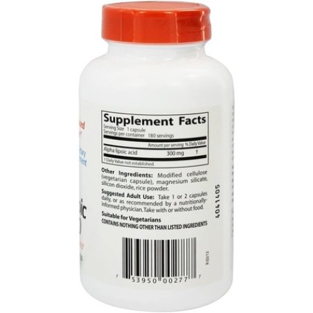 Doctor's Best Alpha-Lipoic Acid 300 180 Veggie Capsules