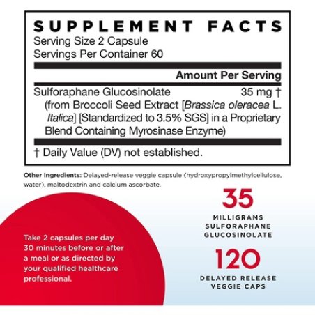 Jarrow Formulas Broccomax 120 Vegetarian Capsules