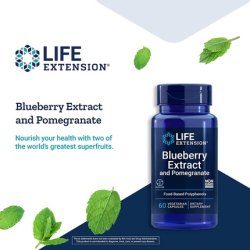 Life Extension Blueberry Extract with Pomegranate 60 Vcaps