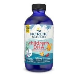 Nordic Naturals Children's DHA Omega-3 Liquid Strawberry Flavor 237ml