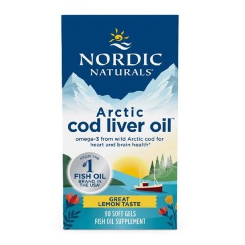 Arctic Cod Liver Oil 750mg Lemon