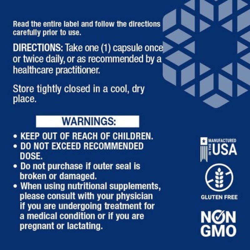 500mg Carnosine Vegetarian Capsules 60 Count