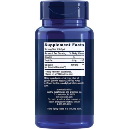 Life Extension Super Ubiquinol CoQ10 100mg 60 Softgels