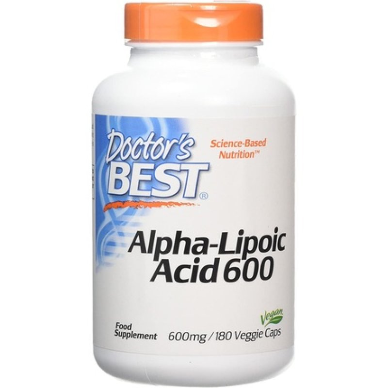 Doctor's Best 600mg Alpha Lipoic Acid Capsules