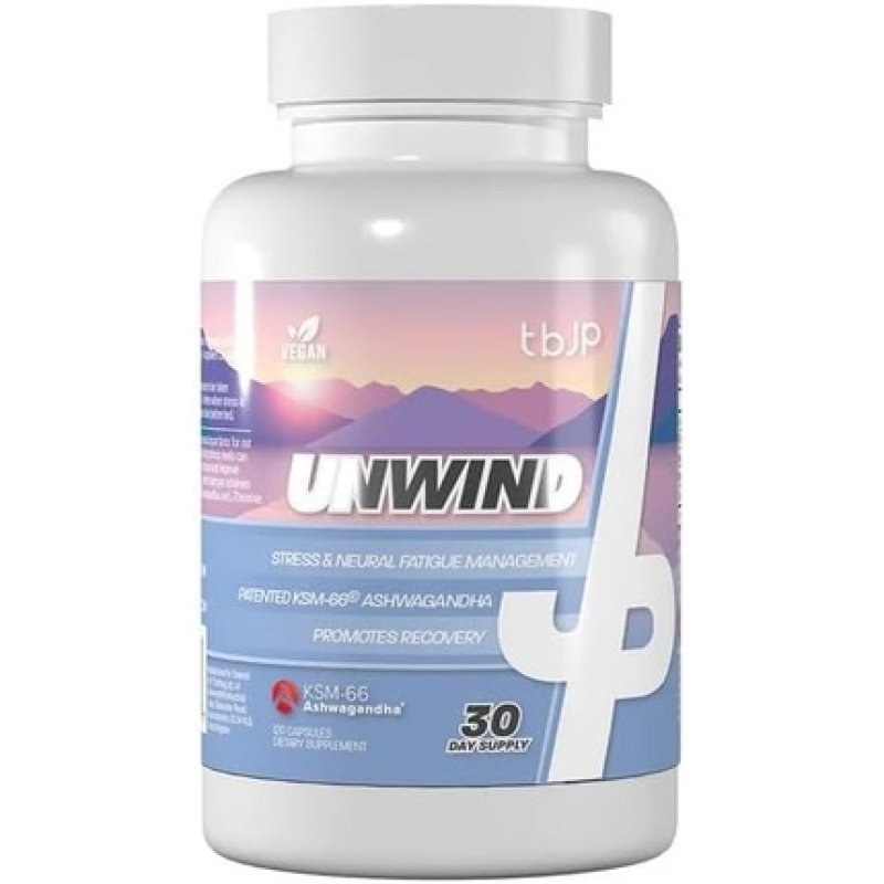 Trained By JP Unwind Herbal Supplement 120 Capsules