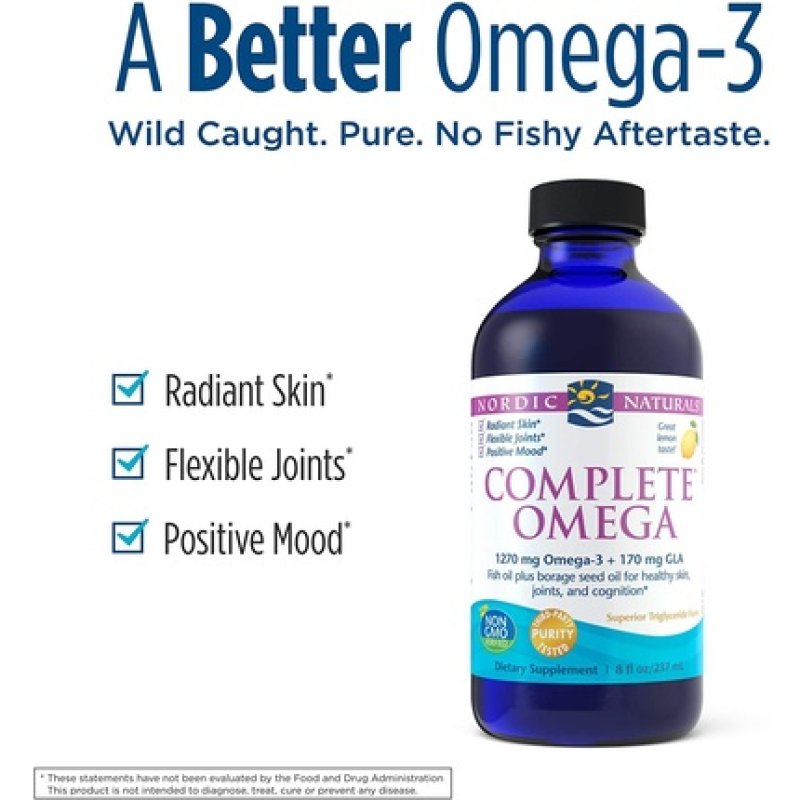 Nordic Naturals Complete Omega Lemon Flavor 237ml