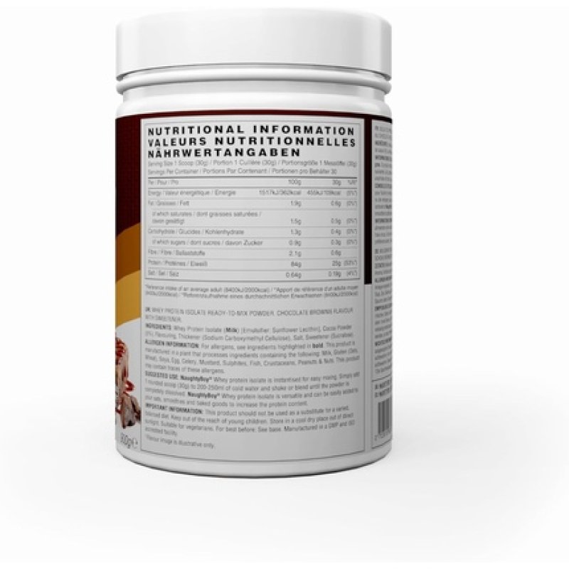 Naughty Boy Iso-9 Isolate Protein Powder - Optimum Taste and Mixability