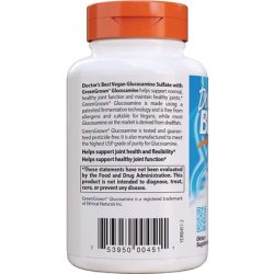 Doctor's Best Vegan Glucosamine Sulfate, Joint Support, Non-Gmo, Vegan, Gluten