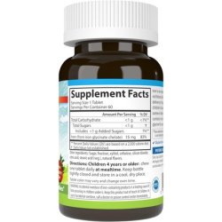 Carlson Kid's Chewable Iron 15mg Natural Strawberry Flavor 60 Tablets