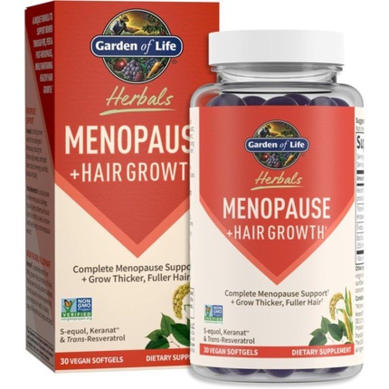 Garden of Life Menopause Supplement with S-Equol and Trans-Resveratrol