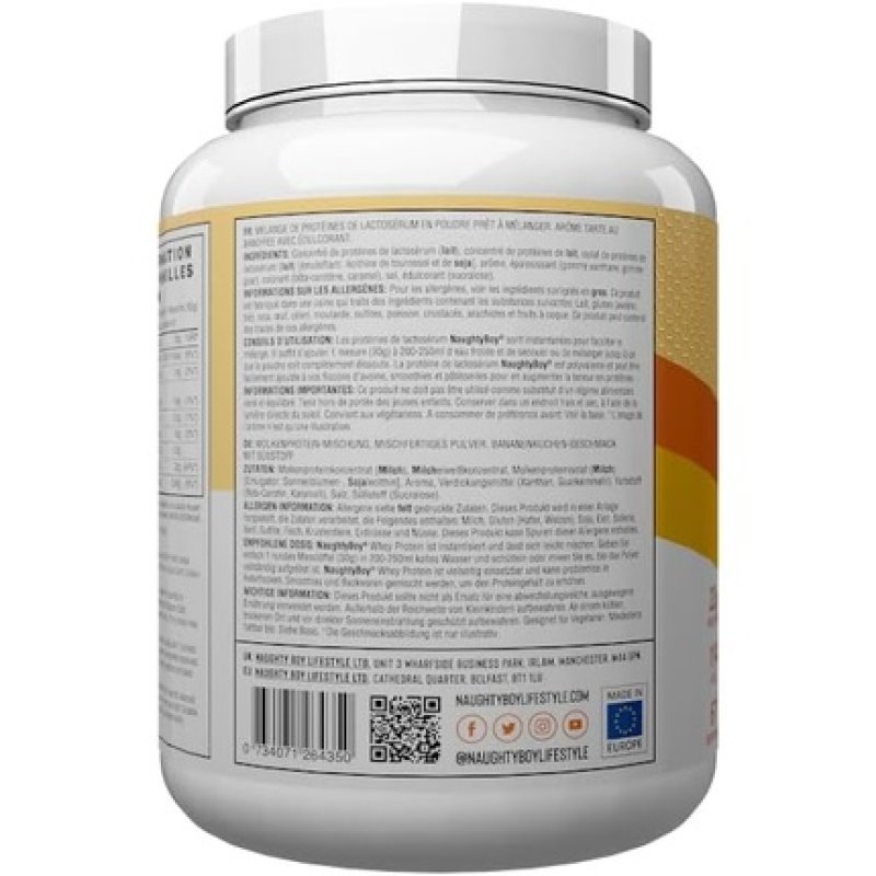 Naughty Boy Advanced Whey Protein Powder - Optimum Taste and Mixability