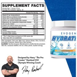 Evogen Hydration Electrolytes Powder Sugar-Free