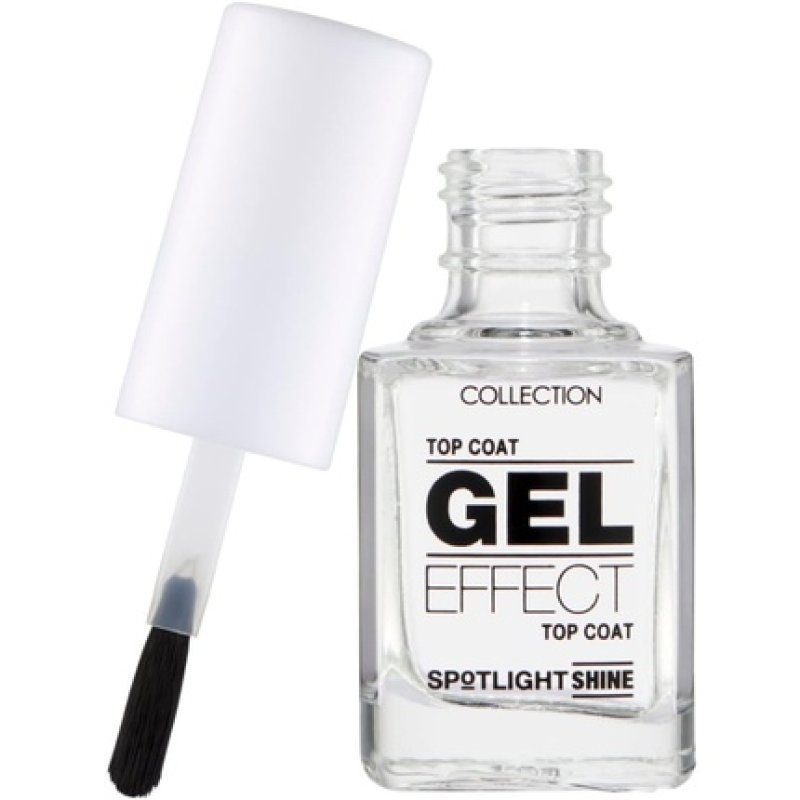 Collection Cosmetics Long Lasting Spotlight Shine Gel Effect Nail Polish Top Coat 10.5ml Clear