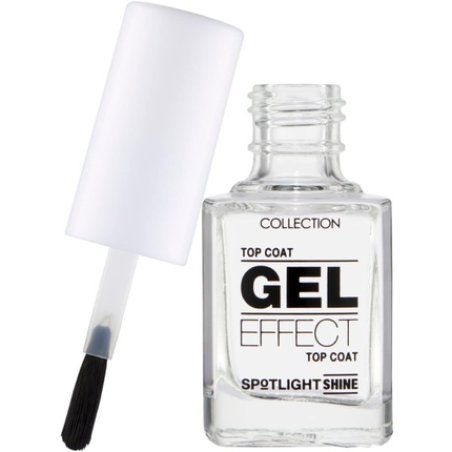 Collection Cosmetics Long Lasting Spotlight Shine Gel Effect Nail Polish Top Coat 10.5ml Clear