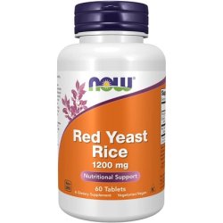 Now Supplements, Red Yeast Rice Monascus Purpureus 1,200 Mg, Nutritional