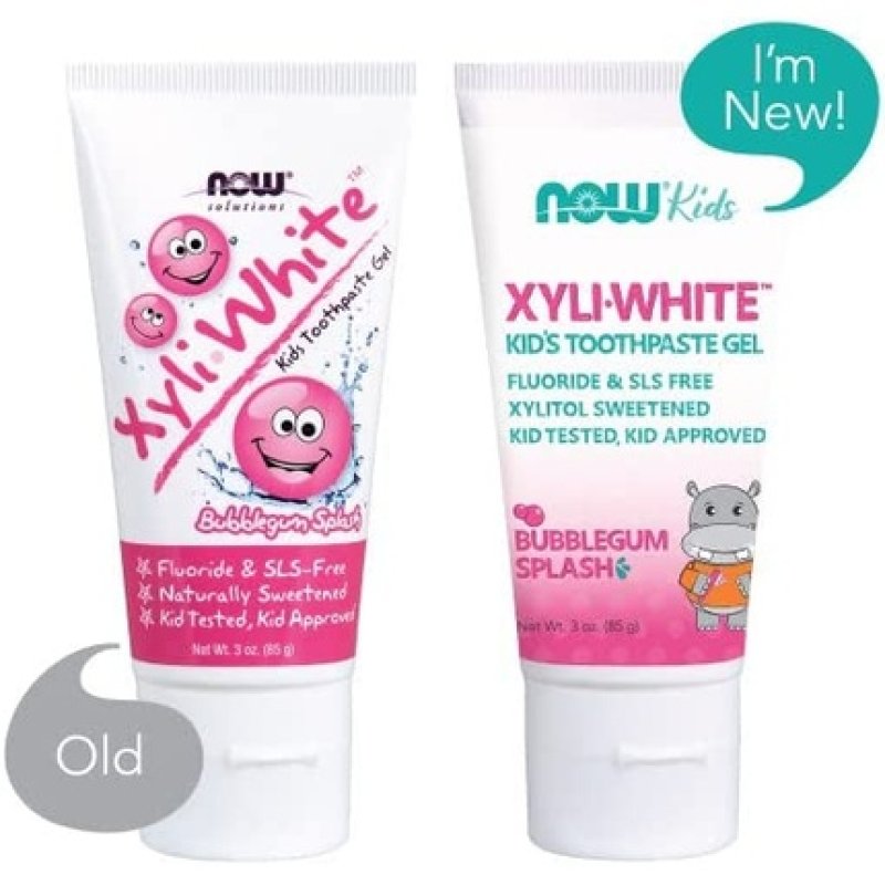 NOW Kids Xyliwhite Bubblegum Splash Toothpaste Gel 85g