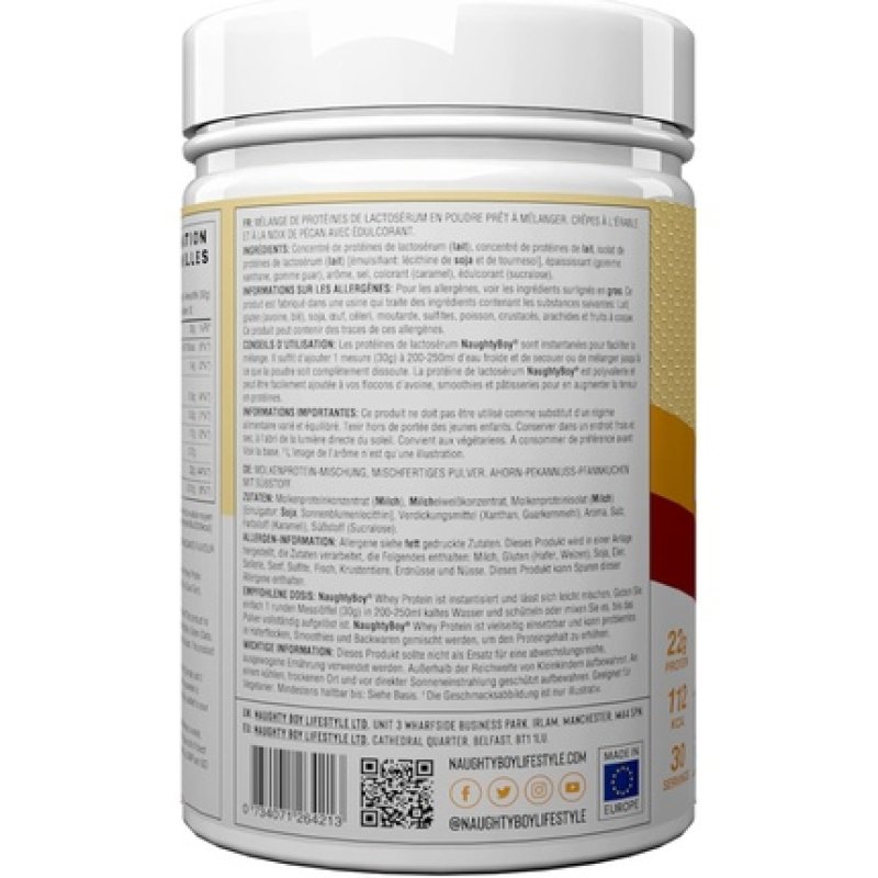 Naughty Boy Advanced 100 Whey Muscle Building & Recovery Protein Powder