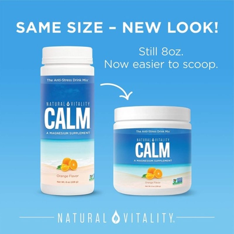 Natural Vitality Natural Calm Orange Flavor 226g