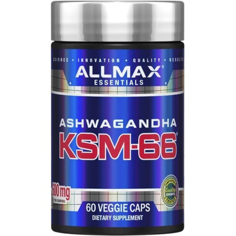 Allmax Essentials Ashwagandha KSM-66 60 Veggie Caps