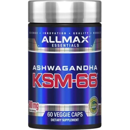 Allmax Essentials Ashwagandha KSM-66 60 Veggie Caps