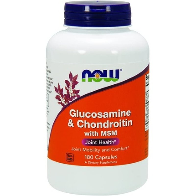 Now Foods Glucosamine Chondroitin MSM 180 Capsules